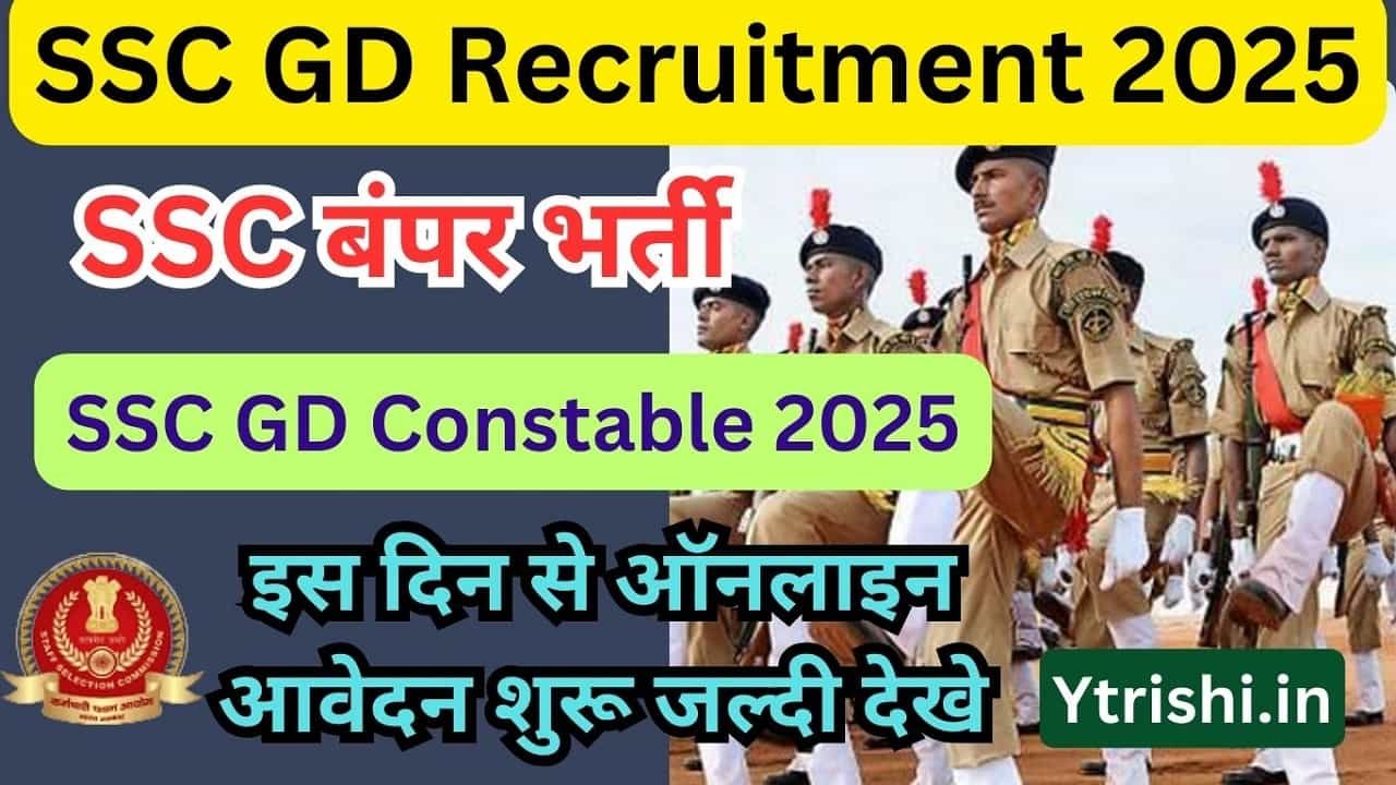 SSC GD Recruitment 2025 SSC GD 2025 Notification Exam Date