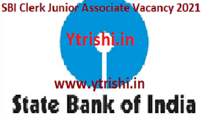 SBI Clerk Junior Associate Vacancy Online Apply 2021