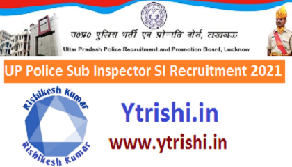 UP Police Sub Inspector SI Recruitment 2021