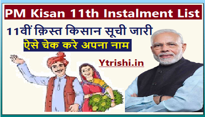 PM Kisan 11th Instalment List
