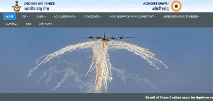Airforce Agniveer Result 2023 Out