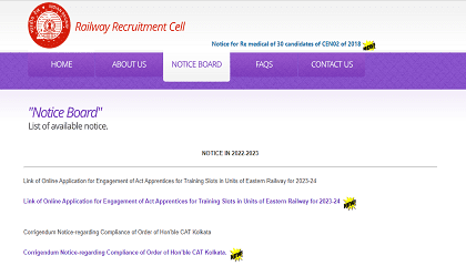 RRC ER Apprentice Recruitment 2023