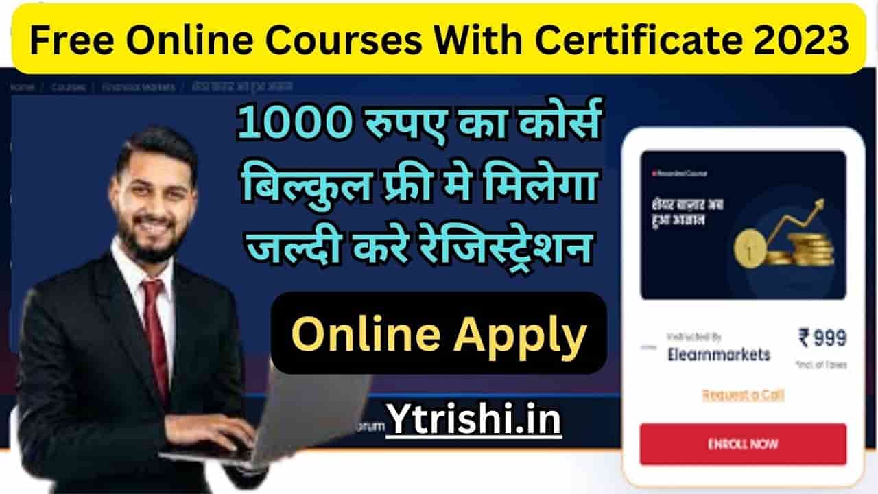 Free Online Courses With Certificate 2023