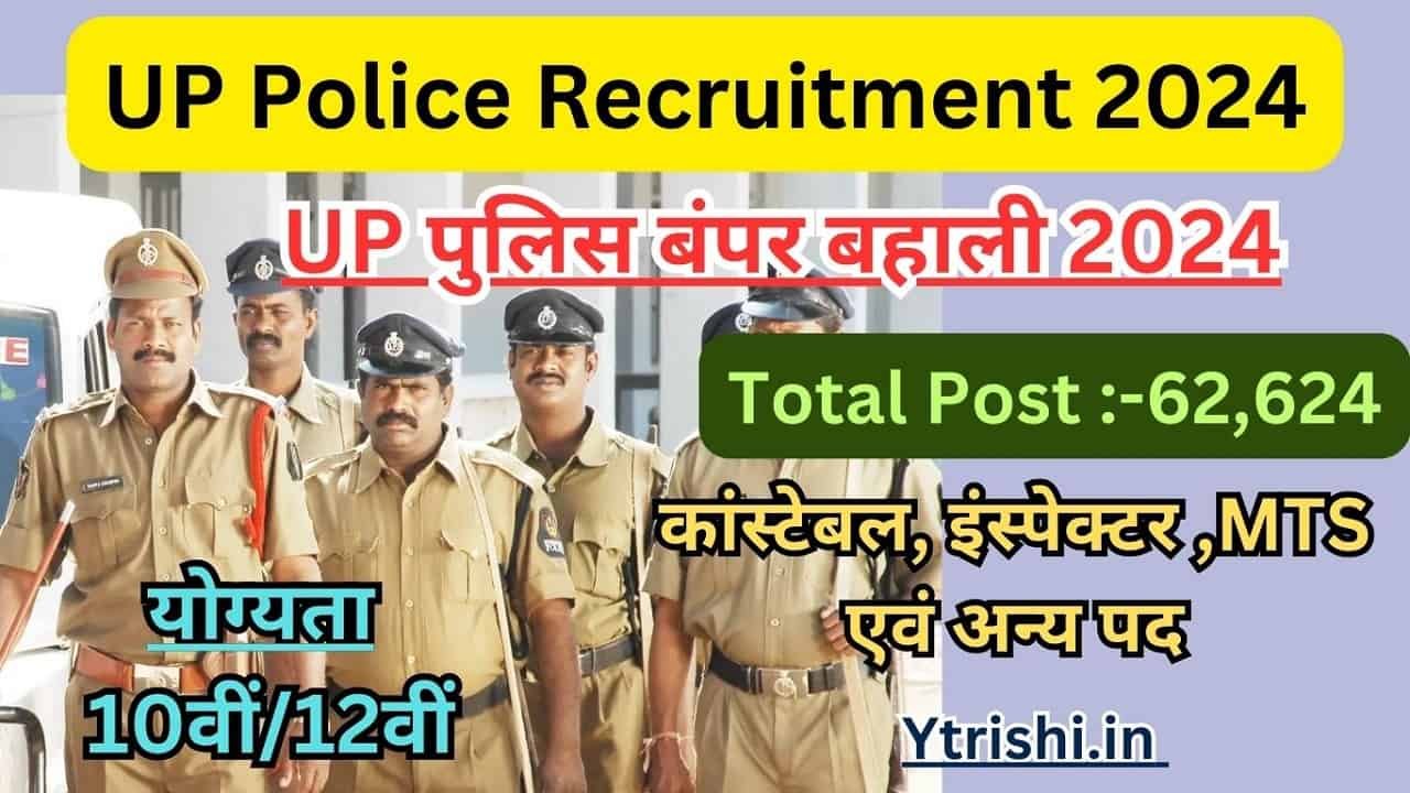 UP Police Recruitment 2024 UP Police Constable Recruitment 2024