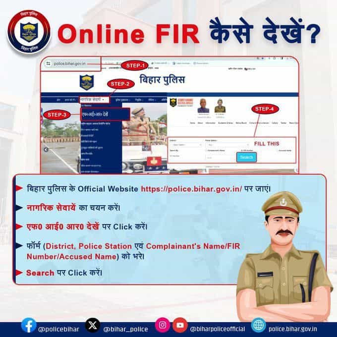 Bihar Online FIR Check
