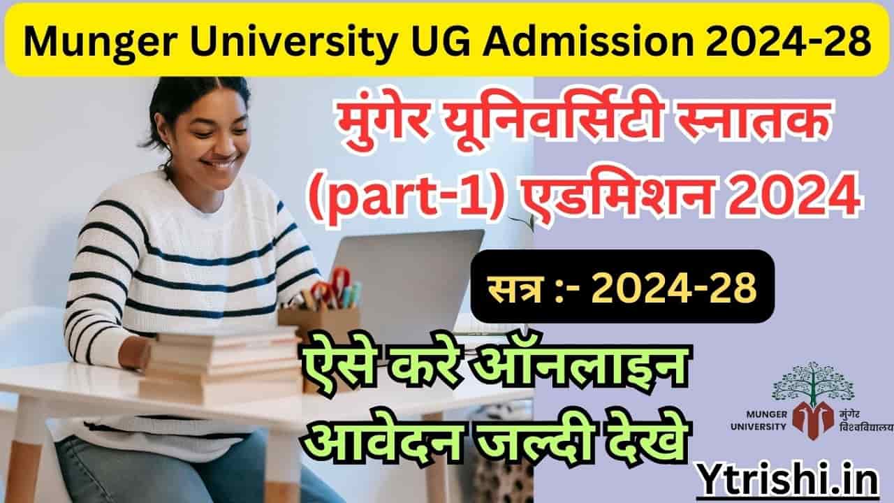 Munger University UG Admission 202428 Online Appy For B.A, B.Sc and B