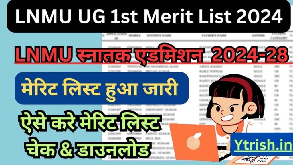 LNMU UG 1st Merit List 2024