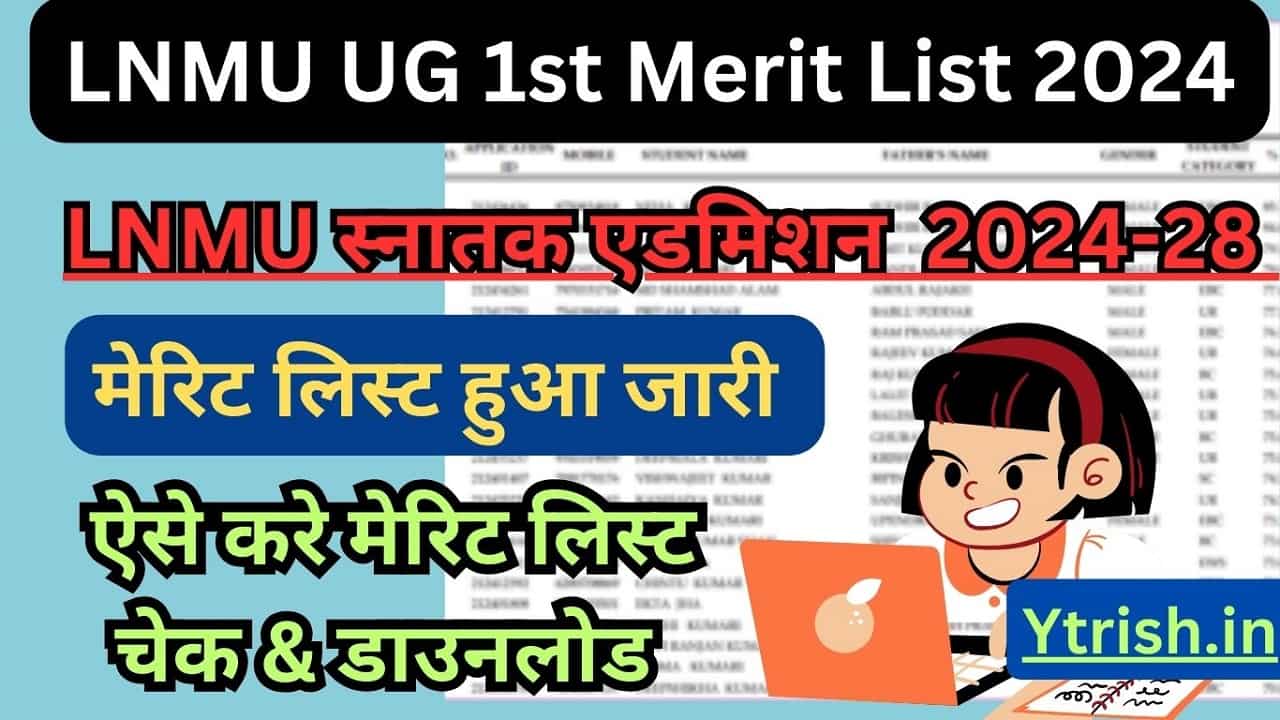 LNMU UG 1st Merit List 2024