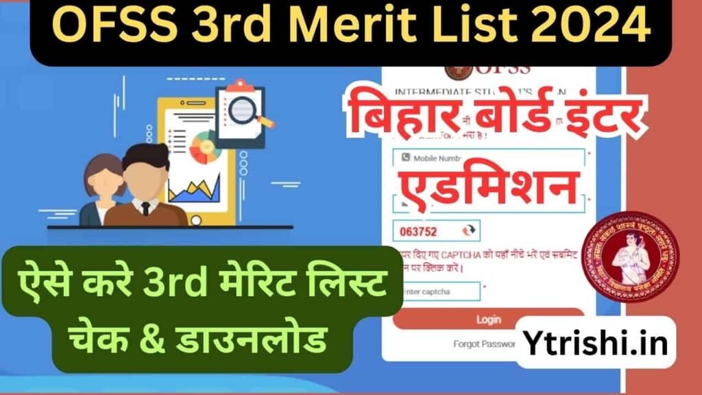 OFSS 3rd Merit List 2024