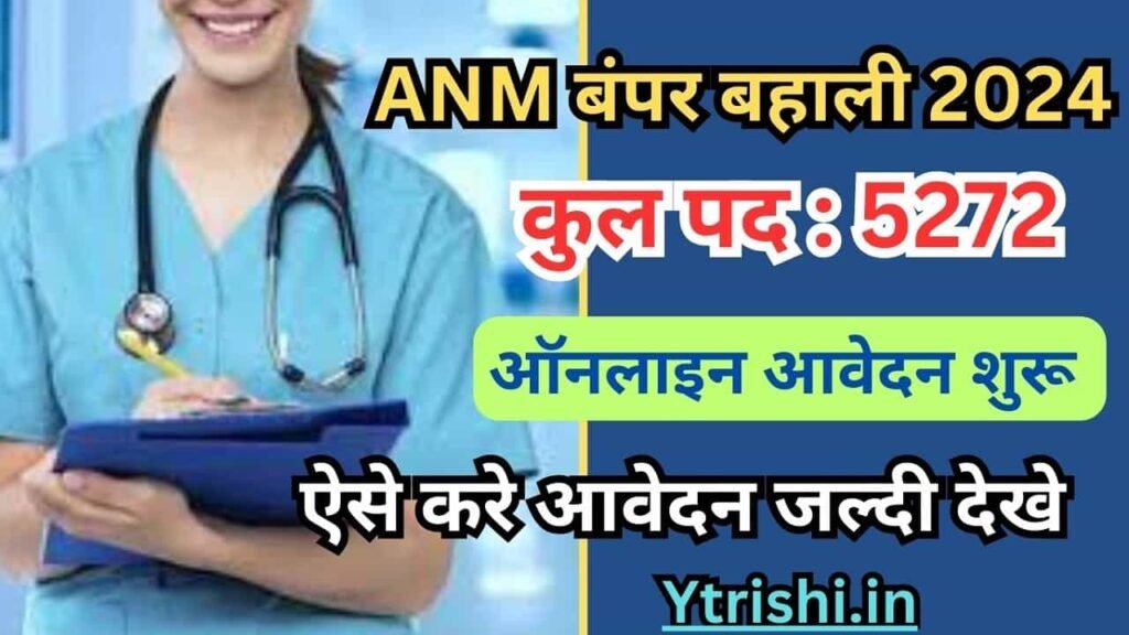 UPSSSC ANM Recruitment 2024