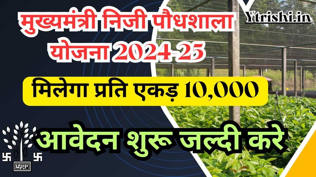 Mukhyamantri Niji Paudhshala Yojana 2024