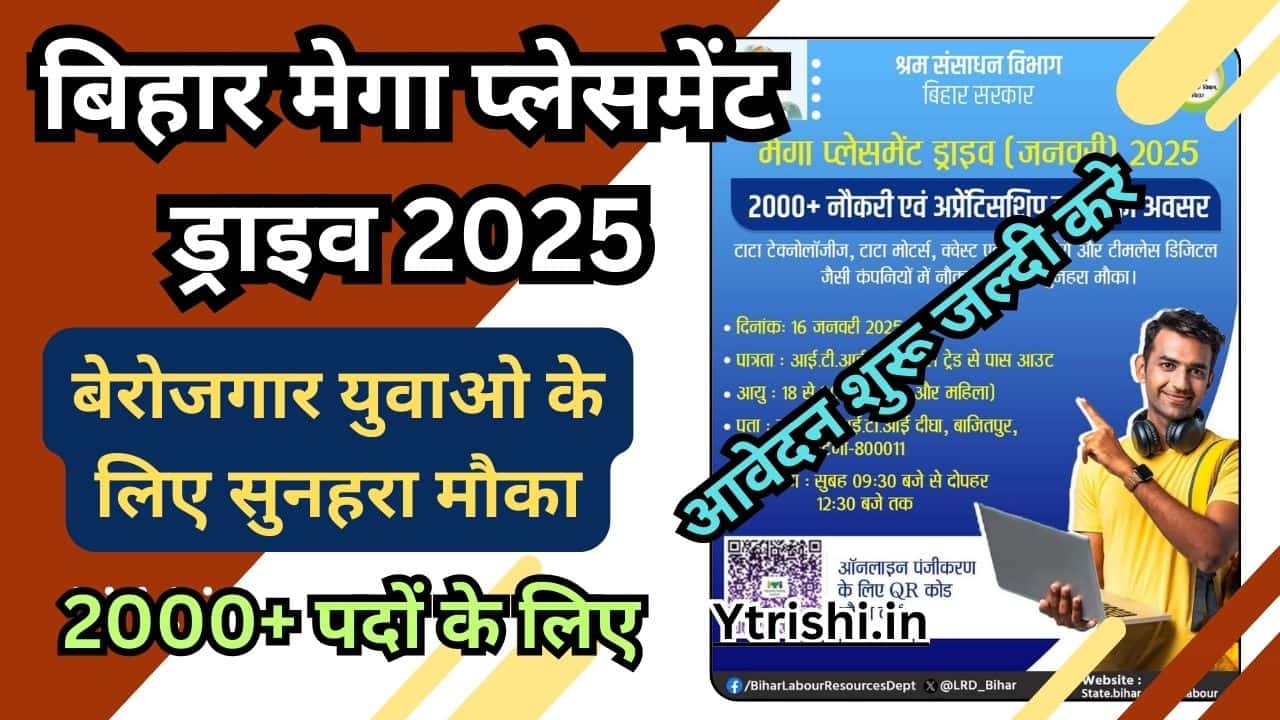 Bihar Mega Placement Drive 2025