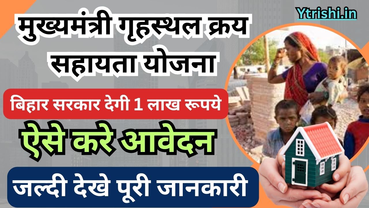 Mukhyamantri Grih Sthal Kray Sahayata Yojana 2025