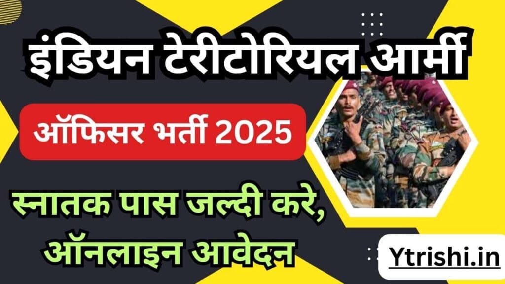 Territorial Army Recruitment 2025