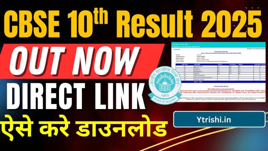 CBSE Class 10th Result 2025