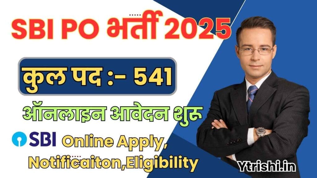 SBI Bank PO Recruitment 2025