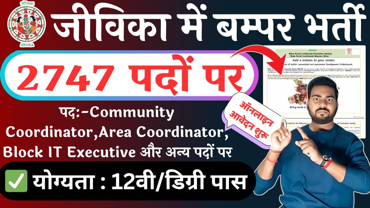 BRLPS Jeevika Vacancy 2025