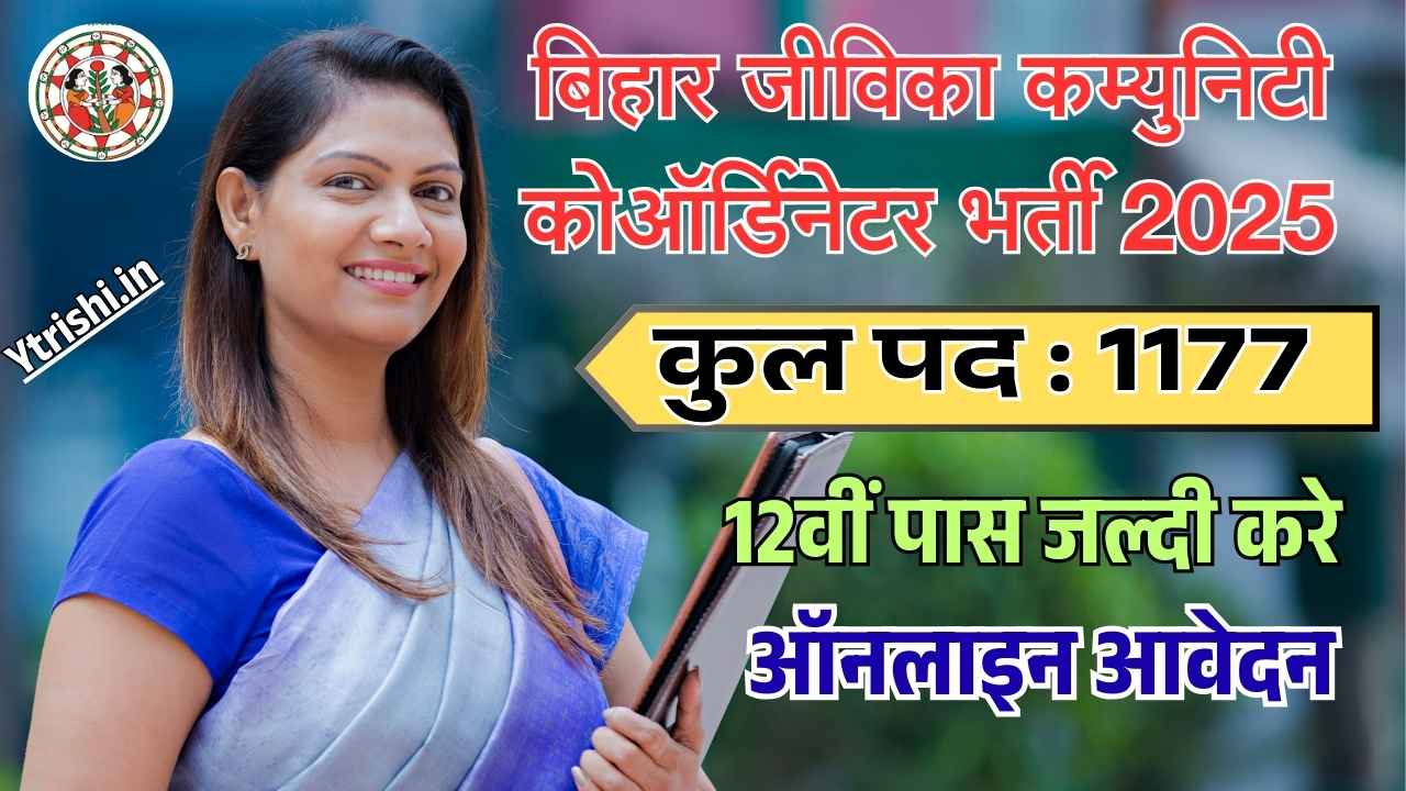 Bihar Jeevika Community Coordinator Vacancy 2025