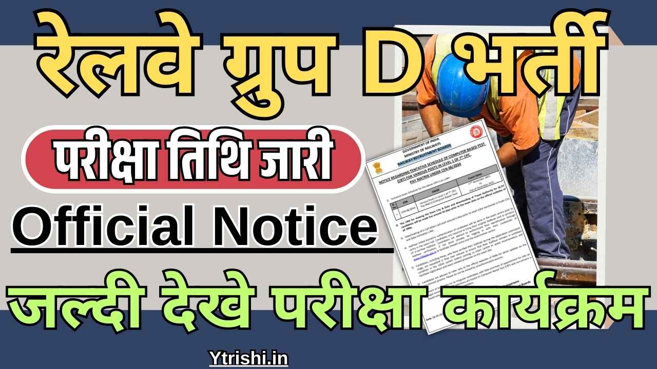 RRB Group D Exam Date 2025