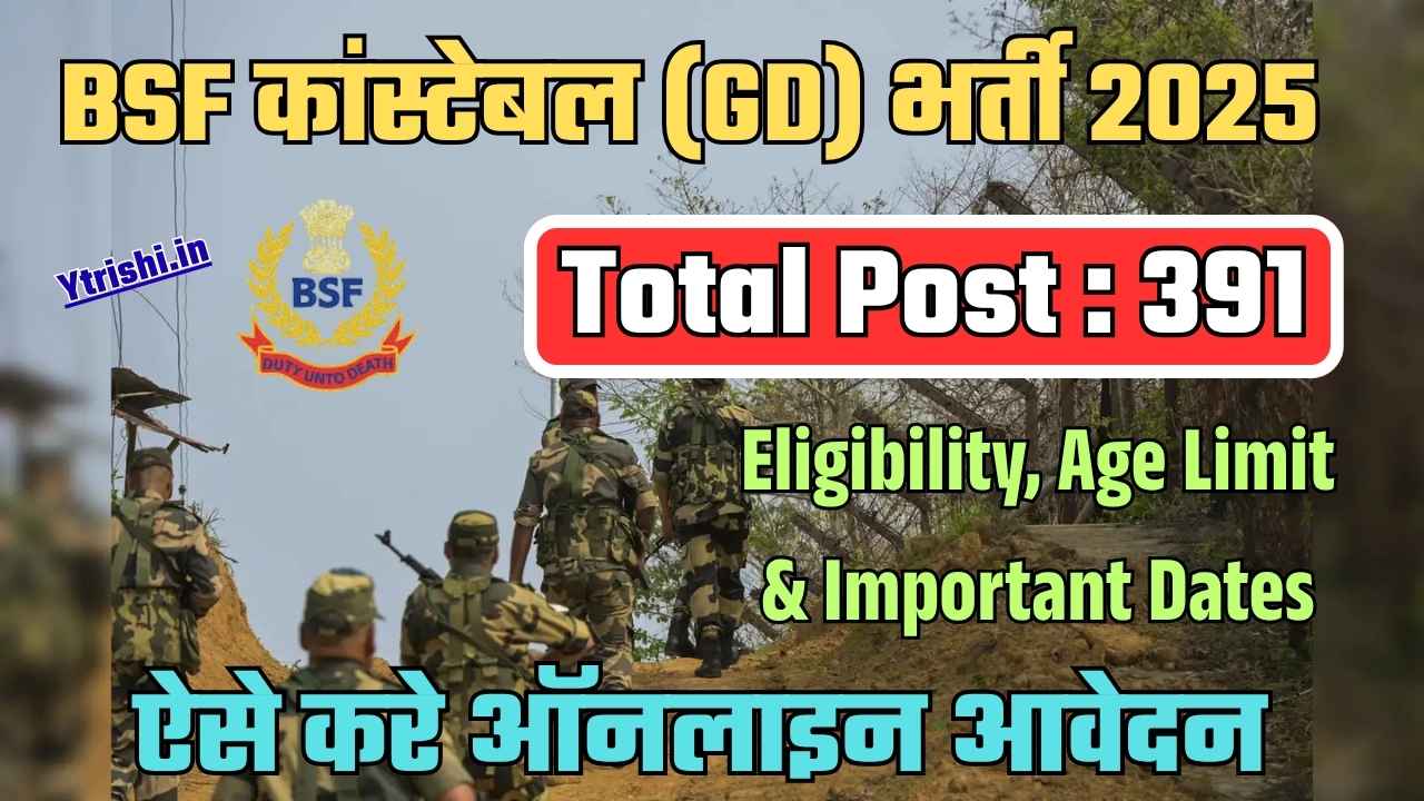 BSF Constable General Duty Recruitment 2025