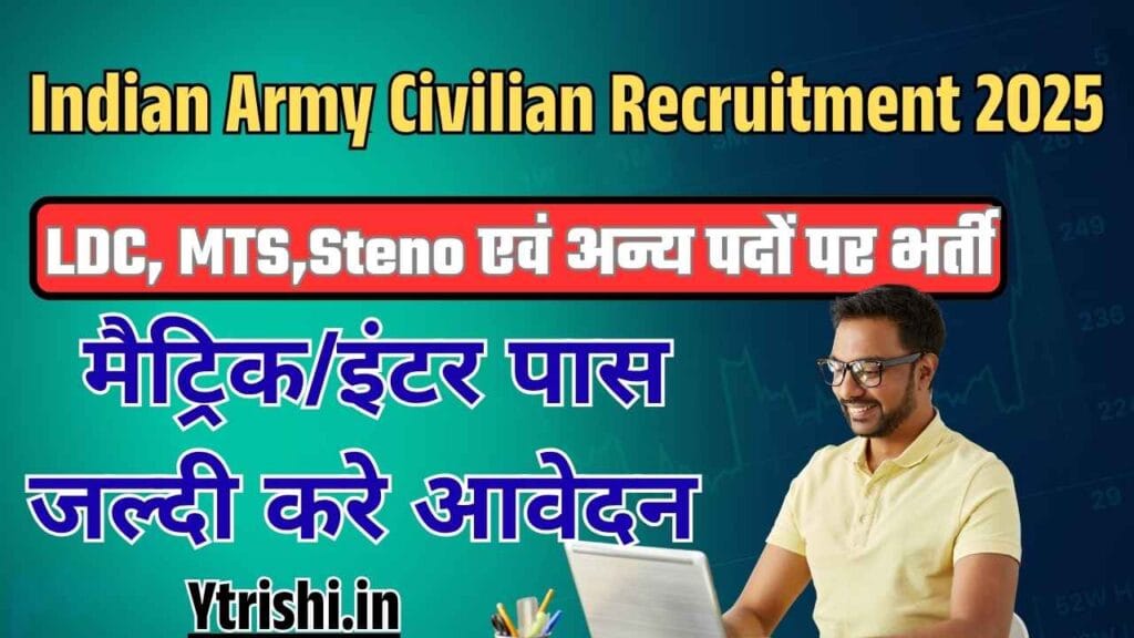 Indian Army Civilian Recruitment 2025