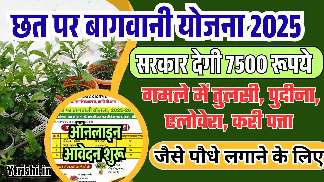 Chhat Par Bagwani Yojana 2025