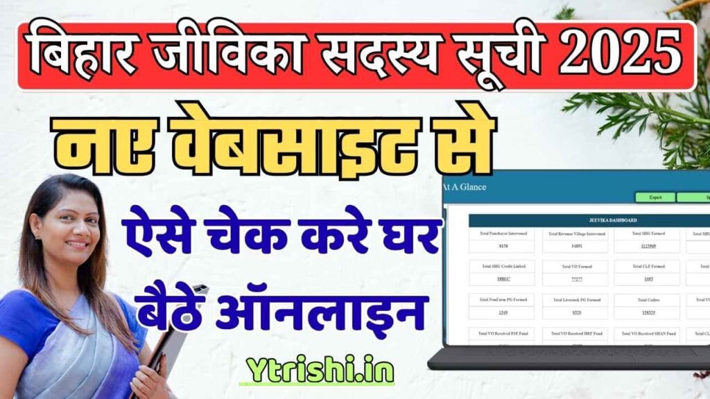 Bihar Jeevika Member List Check Online 2025