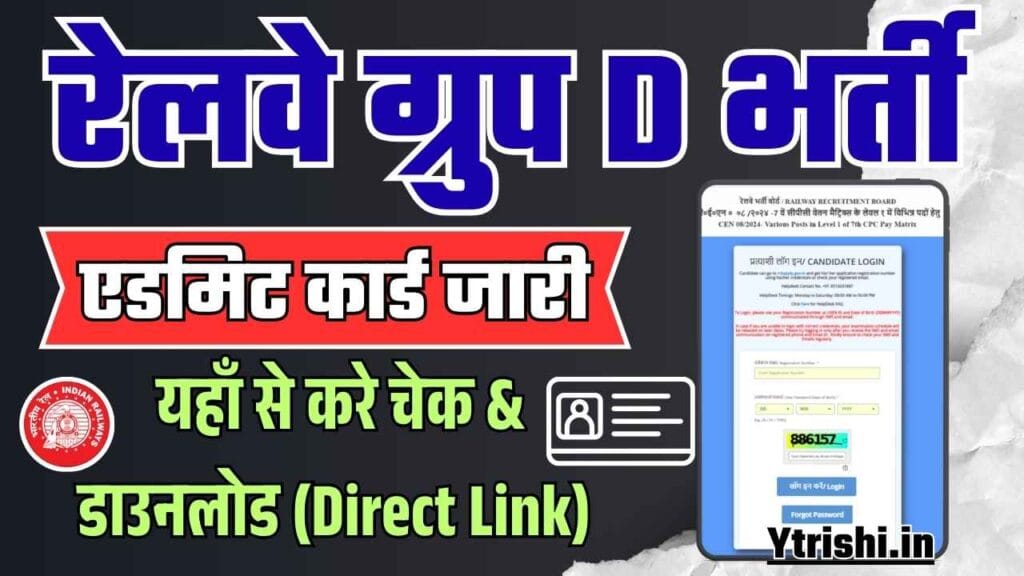 RRB Group D Admit Card 2025