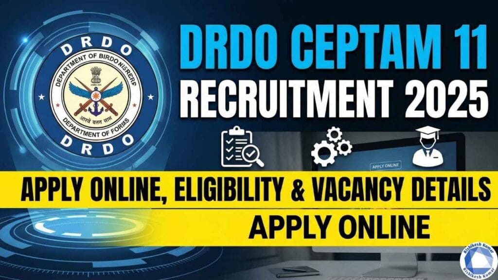 DRDO CEPTAM 11 Recruitment 2025