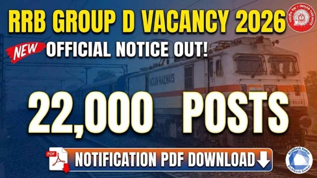 RRB Group D Vacancy 2026