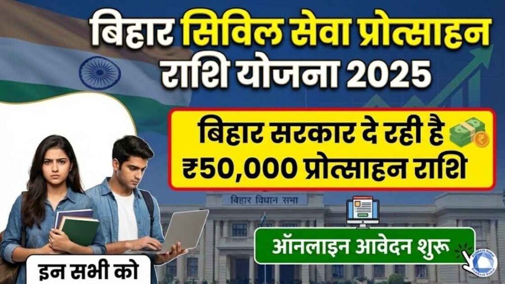 Bihar Civil Seva Protsahan Rashi Yojana 2025