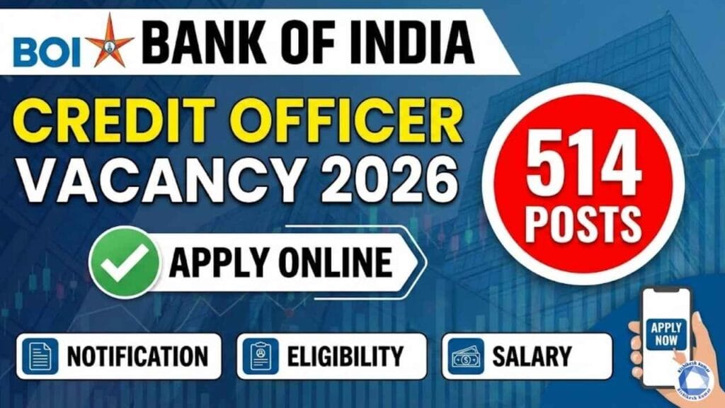 BOI Credit Officer Vacancy 2026