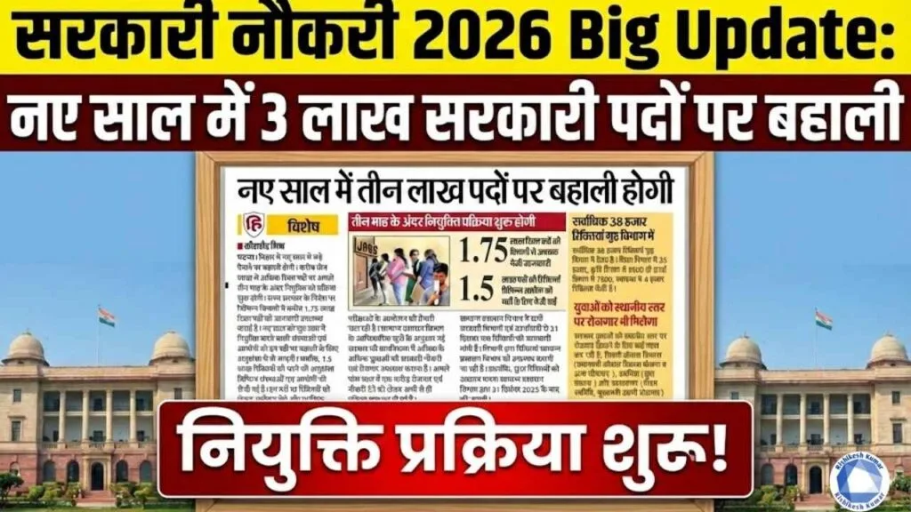 Sarkari Naukri 2026 Big Update