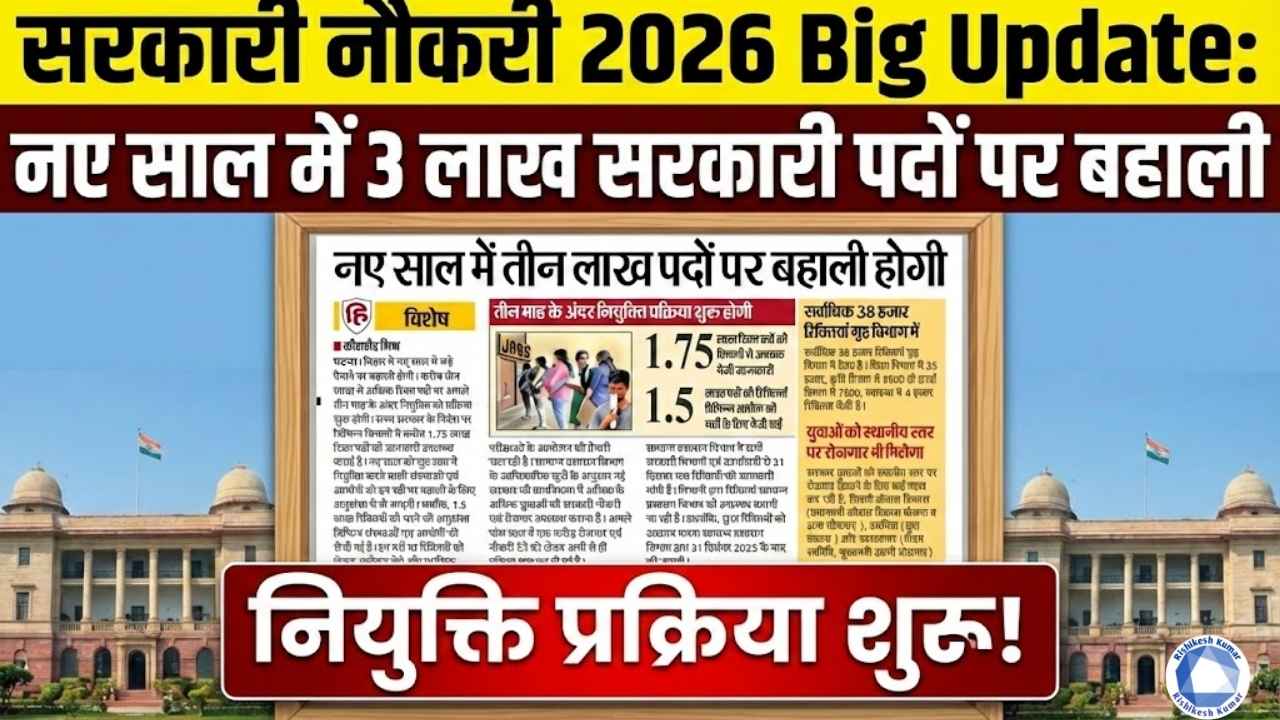 Sarkari Naukri 2026 Big Update