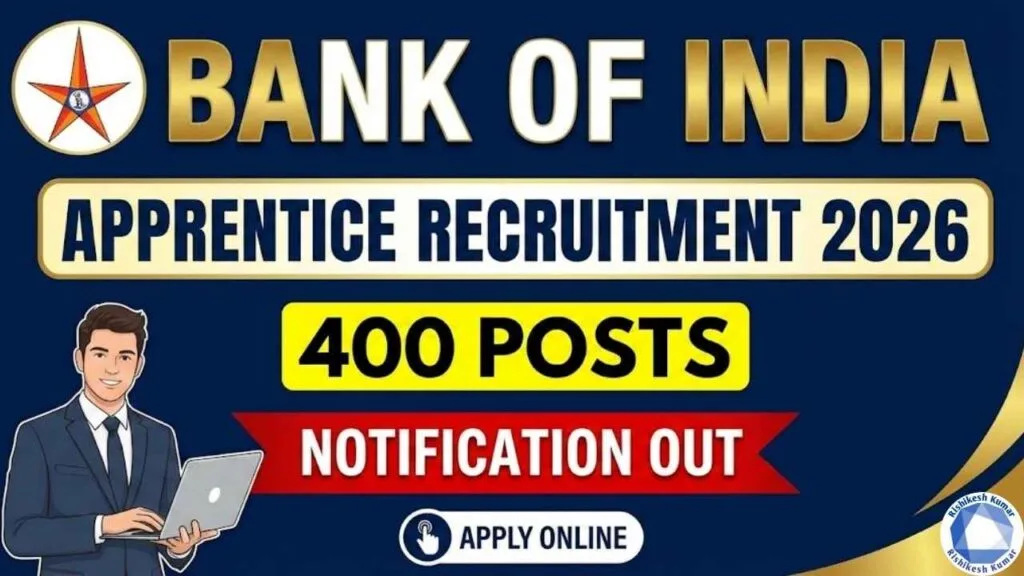 Bank of India Apprentice Recruitment 2026