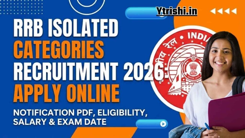 RRB Isolated Categories Recruitment 2026