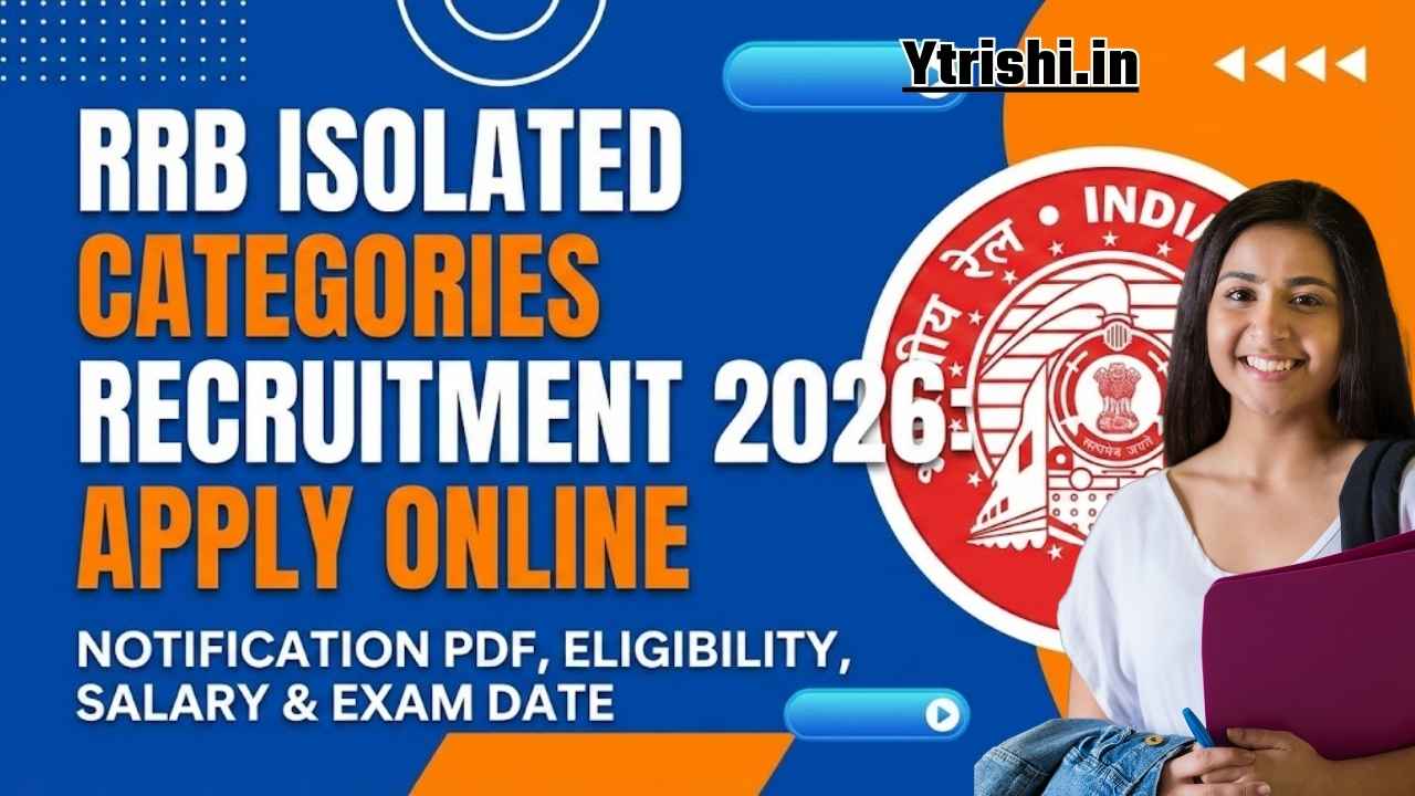 RRB Isolated Categories Recruitment 2026
