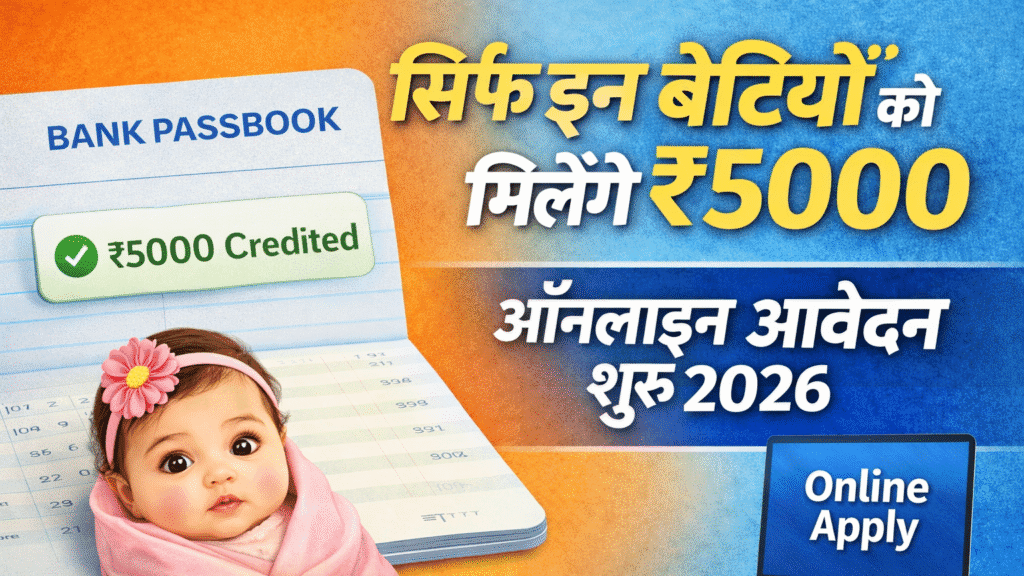 Mukhyamantri Kanya Utthan Yojana 2026 Online Apply