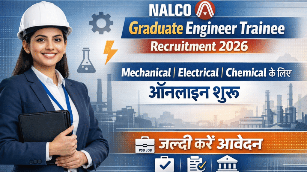 NALCO Graduate Engineer Trainee Recruitment 2026
