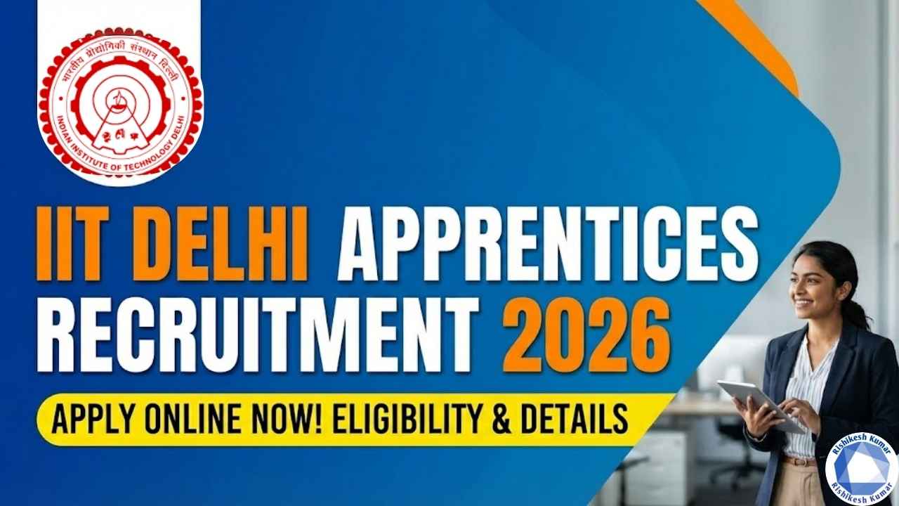 IIT Delhi Apprentices Recruitment 2026