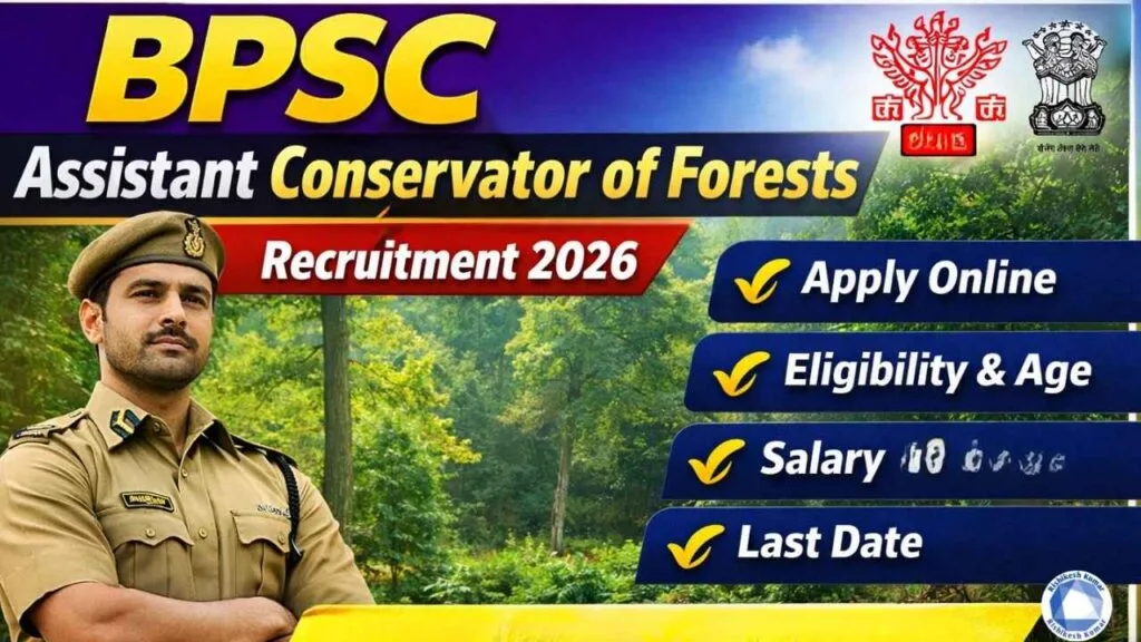 BPSC Assistant Conservator of Forests Recruitment 2026