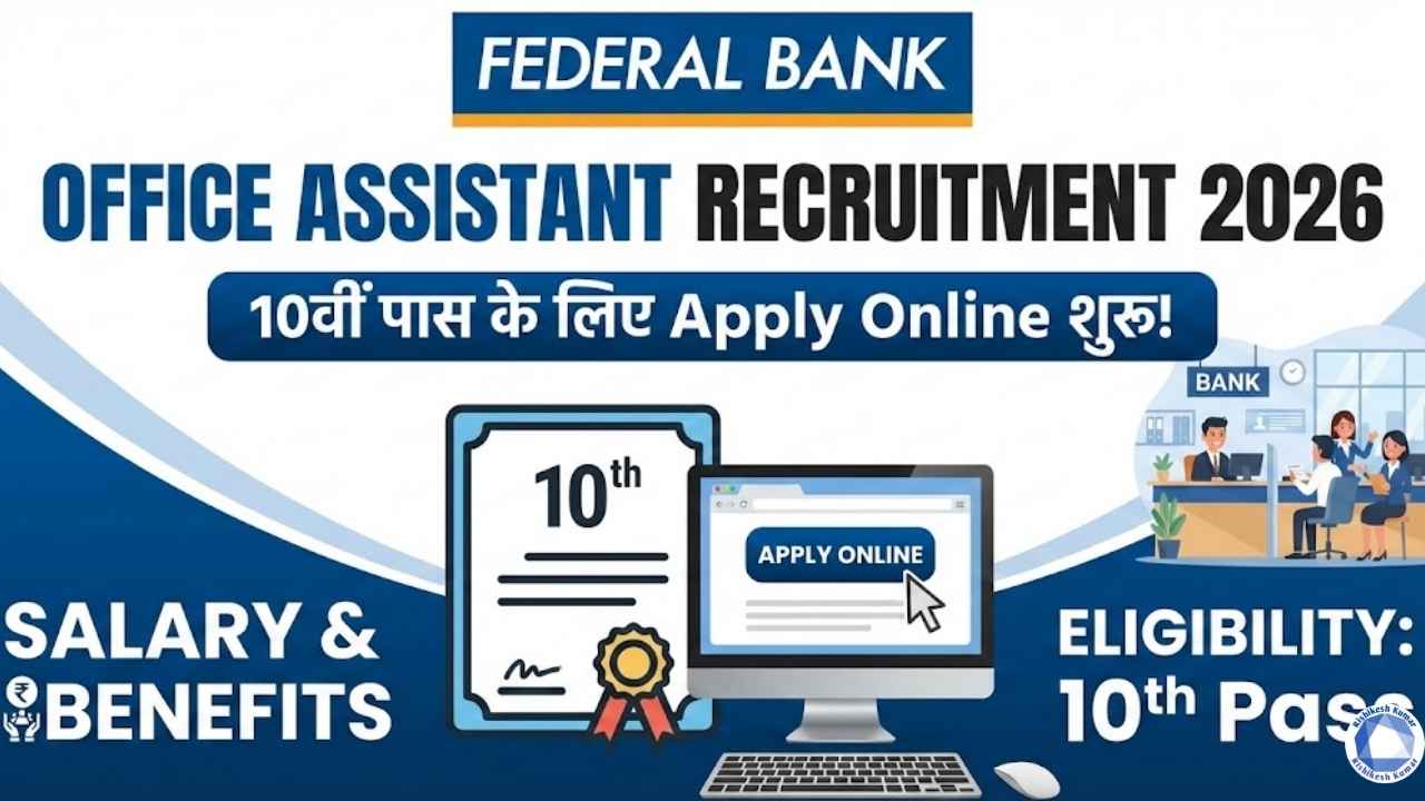 Federal Bank Office Assistant Recruitment 2026