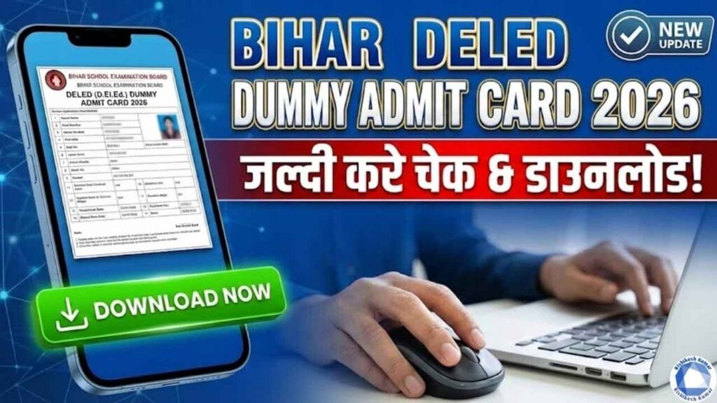 Bihar DELED Dummy Admit Card 2026