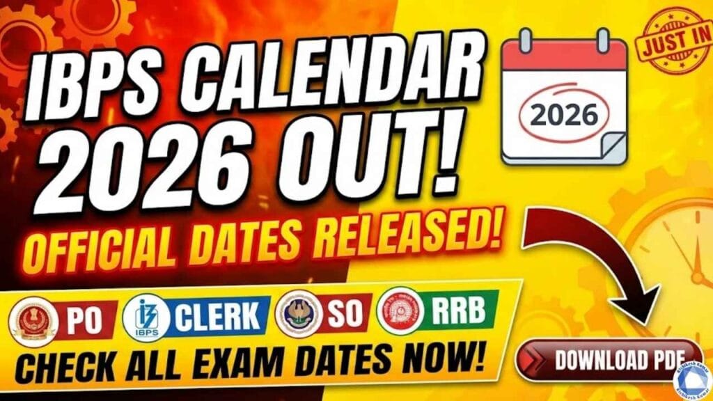 IBPS Exam Calendar 2026