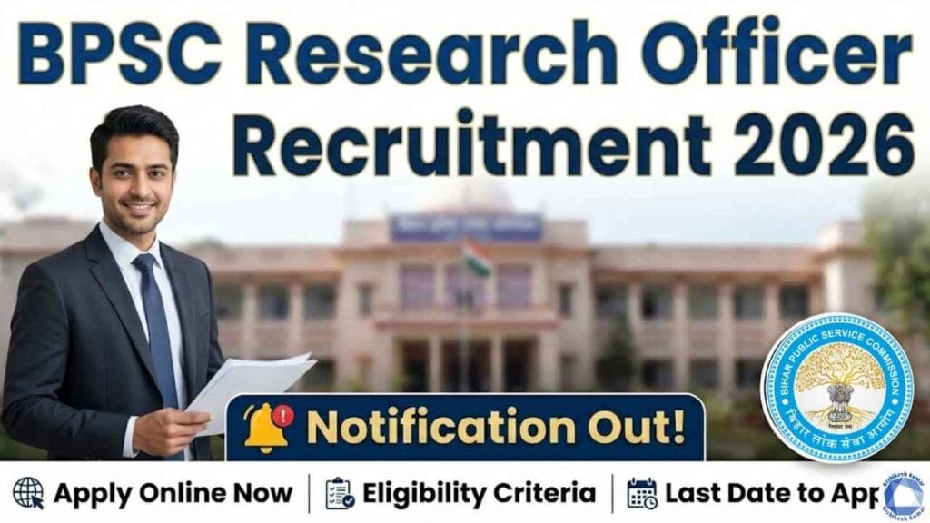 BPSC Research Officer Recruitment 2026