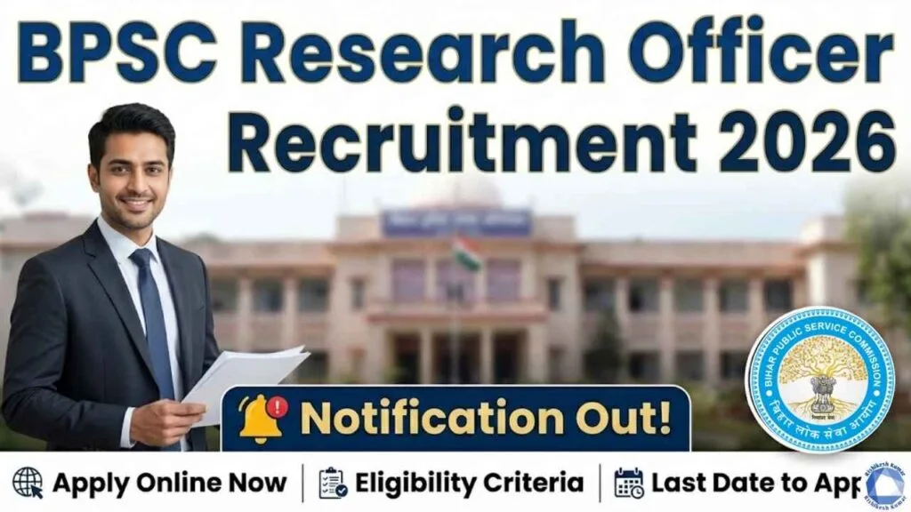 BPSC Research Officer Recruitment 2026