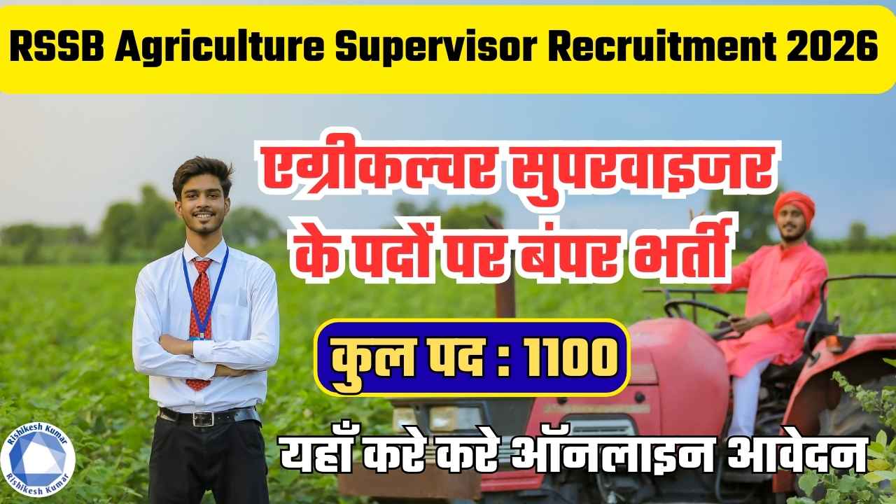 RSSB Agriculture Supervisor Recruitment 2026