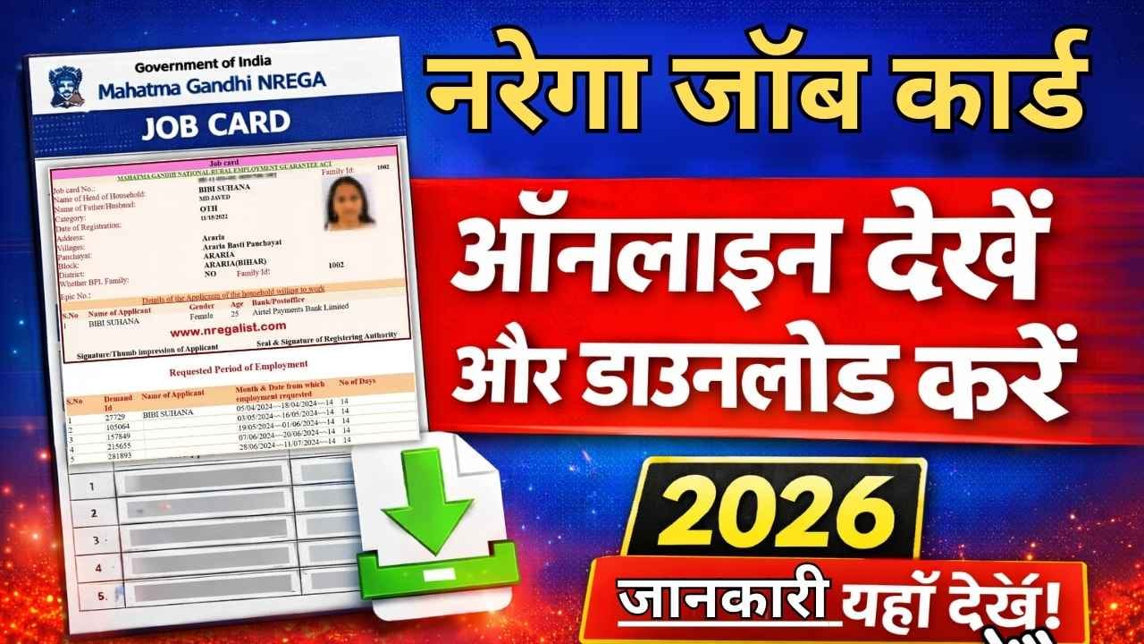 NREGA Job Card Download 2026