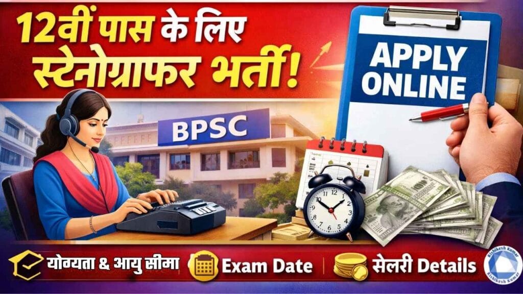 BPSC Stenographer Vacancy 2026