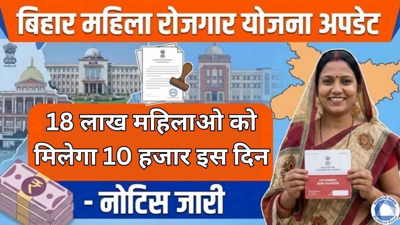 Bihar Mahila Rojgar Yojana Update